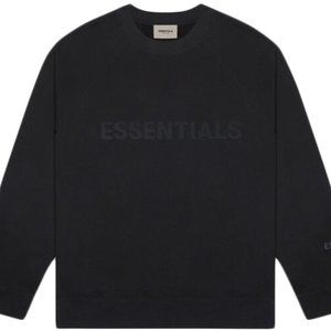 FEAR OF GOD ESSENTIALS Black XL Crewneck